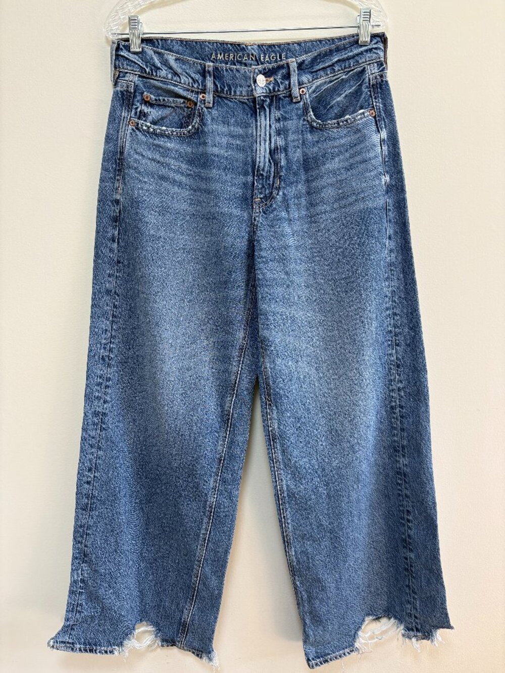 American Eagle Super High Rise Baggy Wide Leg Jeans